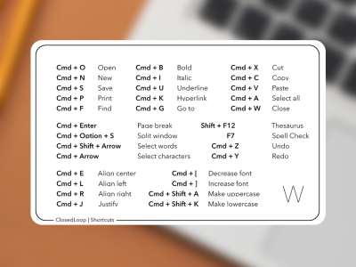 Closed Loop Design